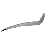 Front Bumper Molding for Nissan Kicks 2021-2023, Left (Driver) Side, Chrome Painted Smoke Black, SR Model, Replacement
