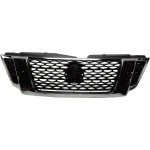 Painted Black Grille with Chrome Frame for Nissan Armada 2017-2020, SV Model, Replacement