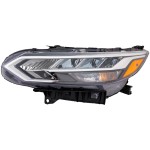 Headlight Assembly for Nissan Sentra 2020-2023, Left (Driver) Side, LED, Reflector Type, without Midnight Special Edition, with Premium Package, Replacement
