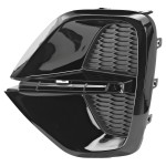 Fog Light Cover for Kia Sportage 2020-2022, Left (Driver), Painted Black, Replacement