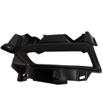 Textured Black Front Fog Light Molding for Nissan Versa 2020-2021, Left (Driver) Side, Replacement