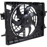 Radiator Fan Assembly for Nissan Kicks 2018-2023, Versa 2020-2021, Single Fan without Resistor, Replacement