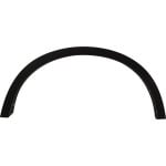 Primed (Ready to Paint) Rear Wheel Opening Molding for Nissan Rogue 2014-2020, Left (Driver) Side, Replacement