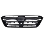 Painted Black Shell and Insert Grille for Subaru Outback 2020-2022, 2.4L Engine, with Black Frame and Molding, Replacement