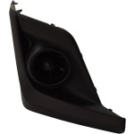 Fog Light Cover for Subaru Crosstrek 2018-2020 Right (Passenger), Texture Black, Excludes Hybrid Model, without Fog Light Holes, Replacement