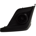 Fog Light Cover for Subaru Crosstrek 2018-2020, Left (Driver), Texture Black, Excluding Hybrid Model, without Fog Light Holes, Replacement