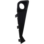 Front Bumper Molding for Toyota C-HR 2020-2022, Right (Passenger) Side, Hole Cover, Textured Black, Plastic, Limited Model, Japan Built Vehicle, Replacement