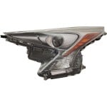 Headlight for Toyota Prius 2016-2018, Left (Driver), Lens and Housing, LED, Touring Models, Replacement (CAPA Certified)