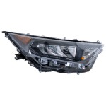 LED Headlight Assembly for Toyota RAV4 2019-2022, Right (Passenger) Side, LE Model, North America Built Vehicle, Replacement