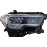 LED Headlight Assembly for 2020-2023 Toyota Tacoma, Right (Passenger), Suitable for Limited, TRD Off-Road without TRD Pro Package, TRD Sport Models, Replacement