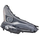 Headlight Assembly for Toyota Prius 2019-2022, Right (Passenger) Side, LED with Fog Light, Without Adaptive Headlight, 20th Anniversary Edition and Nightshade Edition, Replacement