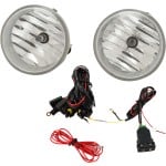 Fog Light Assembly for Toyota Solara (2004-2006), Tundra (2007-2013), Sequoia (2008-2017), Right (Passenger) and Left (Driver) Side, Replacement