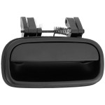 Smooth Black Rear Exterior Door Handle for Toyota Tundra 2000-2006, Left (Driver) Side, Replacement