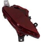 Rear Bumper Reflector Light for Toyota Highlander 2020-2023, Right (Passenger) Side, Replacement (CAPA Certified)