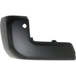 Rear Bumper End Cap for Toyota Tacoma 2016-2023, Left (Driver) Side, Textured, with Park Assist Sensor Holes, Replacement (CAPA Certified)