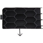 Front Bumper Grille for Scion XB 2004-2006, Left (Driver), Outer, Textured Black, Plastic, Replacement