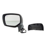 Power Mirror for Subaru Impreza 2012-2014/XV Crosstrek 2013-2014, Left (Driver), Manual Folding, Heated, Textured, without Signal Light, Suitable for Sedan/Wagon, Replacement