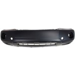 Front Bumper Cover for Toyota Highlander 2004-2007, Primed (Ready to Paint), with Fog Light Holes, Replacement