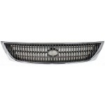 Chrome Shell and Painted Silver-Black Insert Grille for Toyota Avalon 2000-2002, Replacement
