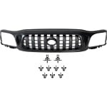 Grille for 2001-2004 Toyota Tacoma, Paintable Shell and Insert, Excluding S-Runner Model, 4WD (Four-Wheel Drive), Replacement