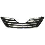 Grille for Toyota Camry XLE Model, 2007-2009, ABS Plastic, Chrome Shell with Painted Black Insert, Suitable for USA and Japan Built Models, Replacement