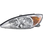 Headlight Assembly for 2002-2004 Toyota Camry, Left (Driver), Halogen, Suitable for LE/XLE Models, Replacement