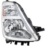 Headlight for Toyota Prius 2004-2006, Right (Passenger), Lens and Housing, Halogen, Valid To November 2005, Replacement