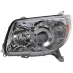 Headlight Lens and Housing for Toyota 4Runner 2006-2009, Left (Driver) Side, Limited/SR5 Models, Replacement
