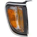 Corner Light Assembly for Toyota Tacoma 2001-2004 Right (Passenger), Park Light with Chrome Trim, Replacement