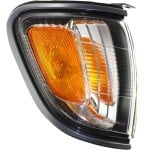 Corner Light Assembly for Toyota Tacoma 2001-2004 Right (Passenger), Park Light, with Dark Gray Trim, Replacement