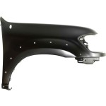 Front Fender for Toyota Tundra (2004) & Sequoia (2001-2004), Right (Passenger), Double Cab, w/ Flare Holes, Primed (Ready to Paint), Replacement