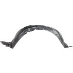 Front Fender Liner for Toyota Yaris Sedan, 2007-2012, Left (Driver) Side, Plastic, Vacuum Form, Replacement