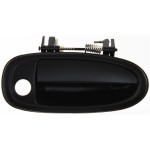Front Exterior Door Handle for Toyota Avalon 1995-1999, Right (Passenger), Primed (Ready to Paint) Black, Plastic, with Keyhole, Replacement