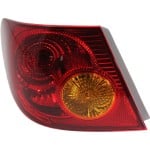 Outer Tail Light Assembly for 2003-2004 Toyota Corolla, Left (Driver) Side, Replacement