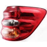 Tail Light Assembly for 2001-2004 Toyota Sequoia, Right (Passenger) Side, Outer Placement, Replacement