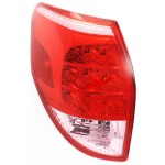 Tail Light Lens and Housing for 2006-2008 Toyota RAV4, Left (Driver) Side, Replacement