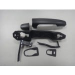 Exterior Rear Left (Driver) Door Handle for 2002 - 2006 Toyota Camry, USA Built with Frame, Cover, Primed to Match, Replacement,  69211AA020C0-PFM