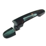 Exterior Rear Door Handle & Cover for 2001 - 2013 Toyota RAV4, Left Driver Side, Matte Black,  6921142010-PFM Replacement