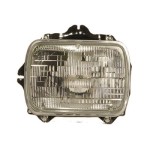 Left (Driver) Headlight Assembly Sealed Beam for 1984 - 1995 Toyota 4Runner, Front Light Assembly Replacement Housing / Lens / Cover, Non-Halogen, 8115080361, Replacement