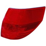 Right (Passenger) Tail Light Assembly for 2004 - 2005 Toyota Sienna, Quarter Panel Mounted Rear Tail Light Lens/Cover Replacement,  81550AE010