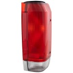 Tail Light for Ford F-Series 1987-1989 Right (Passenger), Lens and Housing, Replacement Fits: F-150, F-250, F-350