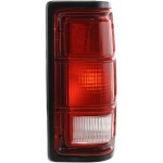 Tail Light for 1988-1993 Dodge Full Size Pickup, Right (Passenger) Side, Lens and Housing with Black Trim, Replacement