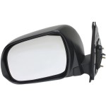 Manual Adjust, Manual Folding, Non-Heated Mirror for Toyota Tacoma 2012-2015, Left (Driver), Textured, Replacement