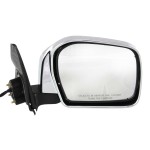 Mirror for Toyota Tacoma 2001-2004 Right (Passenger), Power, Manual Folding, Non-Heated, Chrome, (Pre Runner, 2WD (Two-Wheel Drive))/(Base/DLX, 4WD (Four-Wheel Drive)), Replacement