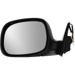 Power Mirror for 2000-2006 Toyota Tundra, Left (Driver), Non-Towing, Manual Folding, Non-Heated, Chrome, Suitable for Regular Cab/Access Cab, Replacement