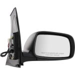 Power Mirror for Toyota Prius 2004-2009, Right (Passenger) Side, Manual Folding, Heated, Paintable, Replacement