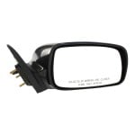 Power Mirror for Toyota Camry 2007-2011, Right (Passenger) Side, Non-Folding, Non-Heated, Paintable, Without Auto Dimming, Blind Spot Detection, Memory, and Signal Light, for USA Built Vehicle, Replacement