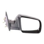 Right (Passenger) Mirror for Toyota Tundra 2007-2013, SR5 Model, Non-Towing, Manual Folding, Power, Non-Heated, Textured, without Memory, with Puddle and Signal Light, excludes Cold Climate Spec, Replacement
