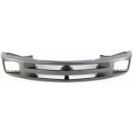 Grille Frame for Chevrolet Blazer (1995-1997), S10 Pickup (1994-1997), Painted Gray, with Sealed Beam Headlight, Replacement