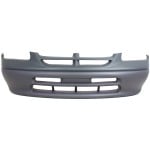 Front Bumper Cover for Dodge Caravan 1997-1998, Primed (Ready to Paint), without Fog Light Holes, Base/SE Models Replacement